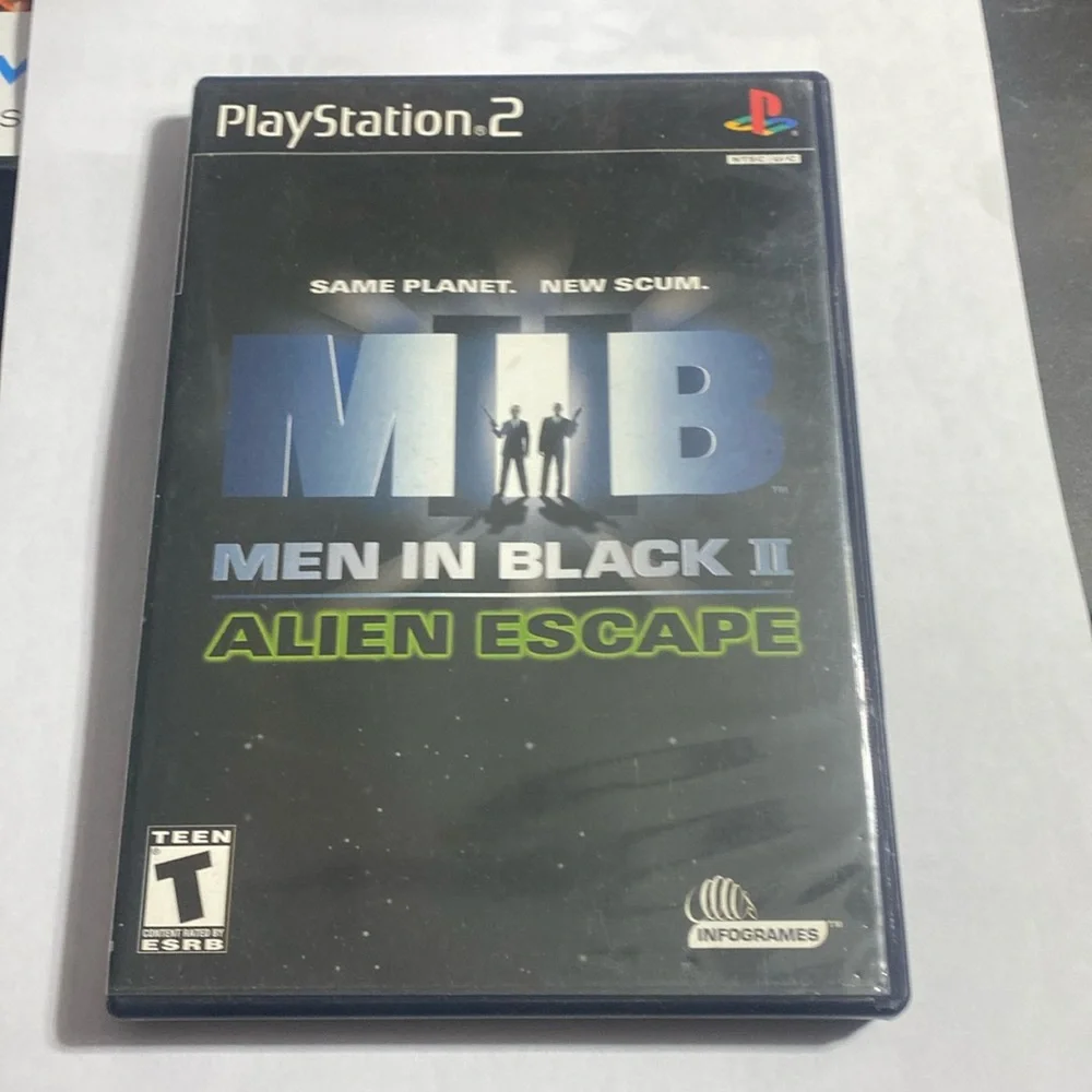 Men in Black 2 Alien Escape PS2 with booklet (BIN4)